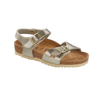 Dětské Rio Birkenstock Birko-flor Narrow Zlaté | CZ 126JPQ